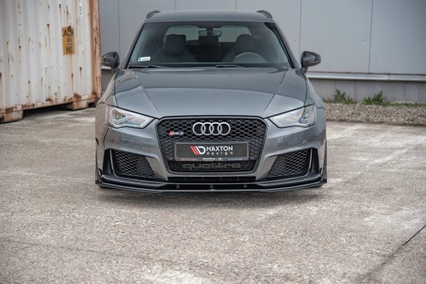 Audi RS3 8V Sportback - Lâmina frontal STREET PRO + Splitters | AURS38VCNC-FD3BRB+FSF1G | Produto Maxton Design distribuído por Unicartuning. Audi RS3 8V Sportback - Lâmina frontal STREET PRO + Splitters | AURS38VCNC-FD3BRB+FSF1G | Produto Maxton Design distribuído por Unicartuning.