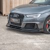 Audi RS3 8V Sportback - Lâmina frontal STREET PRO + Splitters | AURS38VCNC-FD3BRB+FSF1G | Produto Maxton Design distribuído por Unicartuning. Audi RS3 8V Sportback - Lâmina frontal STREET PRO + Splitters | AURS38VCNC-FD3BRB+FSF1G | Produto Maxton Design distribuído por Unicartuning.