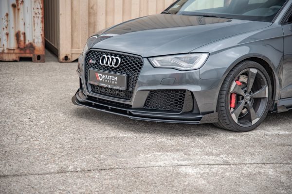 Audi RS3 8V Sportback - Lâmina frontal STREET PRO + Splitters | AURS38VCNC-FD3BRB+FSF1G | Produto Maxton Design distribuído por Unicartuning. Audi RS3 8V Sportback - Lâmina frontal STREET PRO + Splitters | AURS38VCNC-FD3BRB+FSF1G | Produto Maxton Design distribuído por Unicartuning.
