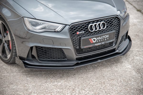 Audi RS3 8V Sportback - Lâmina frontal STREET PRO + Splitters | AURS38VCNC-FD3BRB+FSF1G | Produto Maxton Design distribuído por Unicartuning. Audi RS3 8V Sportback - Lâmina frontal STREET PRO + Splitters | AURS38VCNC-FD3BRB+FSF1G | Produto Maxton Design distribuído por Unicartuning.