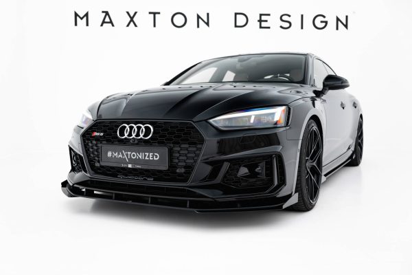Audi RS5 Coupé / Sportback F5 - Lâmina frontal STREET PRO + Splitters | AURS52SBCNC-FD1B+FSF1G | Produto Maxton Design distribuído por Unicartuning. Audi RS5 Coupé / Sportback F5 - Lâmina frontal STREET PRO + Splitters | AURS52SBCNC-FD1B+FSF1G | Produto Maxton Design distribuído por Unicartuning.