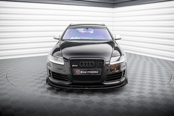 Audi RS6 Avant C6 - Lâmina frontal STREET PRO + Splitters | AURS6C6CNC-FD3BRB+FSF1G | Produto Maxton Design distribuído por Unicartuning. Audi RS6 Avant C6 - Lâmina frontal STREET PRO + Splitters | AURS6C6CNC-FD3BRB+FSF1G | Produto Maxton Design distribuído por Unicartuning.
