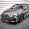 Audi S3 / A3 S-Line 8Y - Lâmina frontal STREET PRO + Splitters | AUA38YSLINECNC-FD1B+FSF1G | Produto Maxton Design distribuído por Unicartuning. Audi S3 / A3 S-Line 8Y - Lâmina frontal STREET PRO + Splitters | AUA38YSLINECNC-FD1B+FSF1G | Produto Maxton Design distribuído por Unicartuning.