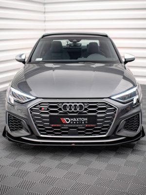Audi S3 / A3 S-Line 8Y - Lâmina frontal STREET PRO + Splitters | AUA38YSLINECNC-FD1BRB+FSF1G | Produto Maxton Design distribuído por Unicartuning. Audi S3 / A3 S-Line 8Y - Lâmina frontal STREET PRO + Splitters | AUA38YSLINECNC-FD1BRB+FSF1G | Produto Maxton Design distribuído por Unicartuning.