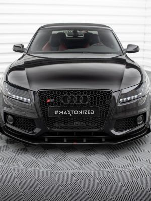 Audi S5 / A5 S-Line 8T - Lâmina frontal STREET PRO + Splitters | AUS51CNC-FD1BRB+FSF1G | Produto Maxton Design distribuído por Unicartuning. Audi S5 / A5 S-Line 8T - Lâmina frontal STREET PRO + Splitters | AUS51CNC-FD1BRB+FSF1G | Produto Maxton Design distribuído por Unicartuning.