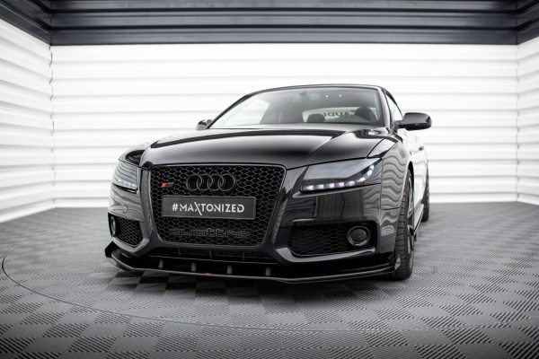 Audi S5 / A5 S-Line 8T - Lâmina frontal STREET PRO + Splitters | AUS51CNC-FD1BRB+FSF1G | Produto Maxton Design distribuído por Unicartuning. Audi S5 / A5 S-Line 8T - Lâmina frontal STREET PRO + Splitters | AUS51CNC-FD1BRB+FSF1G | Produto Maxton Design distribuído por Unicartuning.