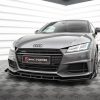 Audi TT S / S-Line 8s - Lâmina frontal STREET PRO + Splitters | AUTT3SLINECNC-FD1BRB+FSF1G | Produto Maxton Design distribuído por Unicartuning.