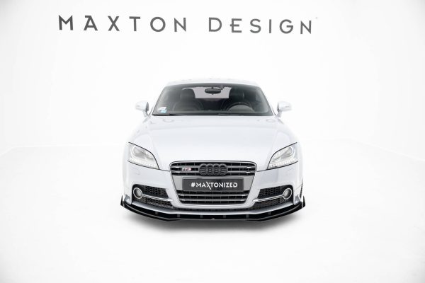 Audi TT S / TT S-Line 8j (facelift) - Lâmina frontal STREET PRO + Splitters | AUTT2SLINECNC-FD1BRB+FSF1G | Produto Maxton Design distribuído por Unicartuning.