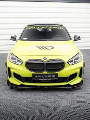 BMW 1 F40 Pack M / M135i - Lâmina frontal STREET PRO + Splitters | BM140MPACKCNC-FD1BRB+FSF1G | Produto Maxton Design distribuído por Unicartuning.