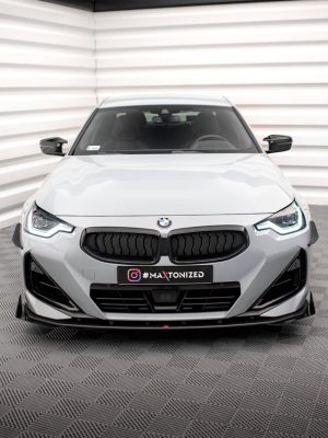 BMW 2 Coupé Pack M / M240i G42 - Lâmina frontal STREET PRO + Splitters | BM242MPACKCNC-FD1BRB+FSF1G | Produto Maxton Design distribuído por Unicartuning. BMW 2 Coupé Pack M / M240i G42 - Lâmina frontal STREET PRO + Splitters | BM242MPACKCNC-FD1BRB+FSF1G | Produto Maxton Design distribuído por Unicartuning.