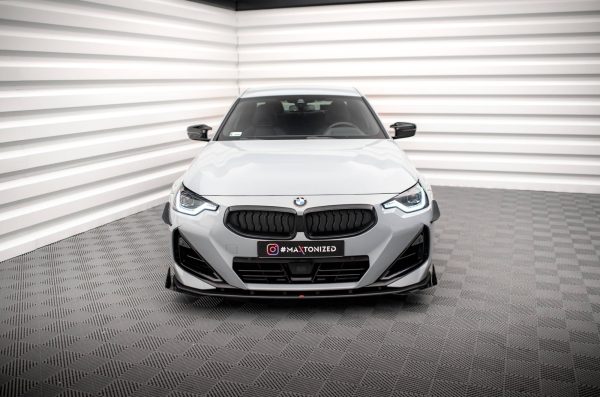 BMW 2 Coupé Pack M / M240i G42 - Lâmina frontal STREET PRO + Splitters | BM242MPACKCNC-FD1BRB+FSF1G | Produto Maxton Design distribuído por Unicartuning. BMW 2 Coupé Pack M / M240i G42 - Lâmina frontal STREET PRO + Splitters | BM242MPACKCNC-FD1BRB+FSF1G | Produto Maxton Design distribuído por Unicartuning.