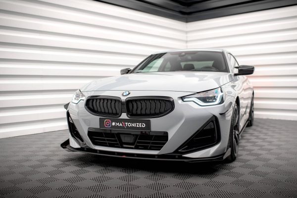 BMW 2 Coupé Pack M / M240i G42 - Lâmina frontal STREET PRO + Splitters | BM242MPACKCNC-FD1BRB+FSF1G | Produto Maxton Design distribuído por Unicartuning. BMW 2 Coupé Pack M / M240i G42 - Lâmina frontal STREET PRO + Splitters | BM242MPACKCNC-FD1BRB+FSF1G | Produto Maxton Design distribuído por Unicartuning.