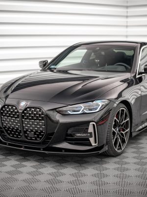 BMW 4 Pack M / M440i G22 / G23 / G22 (facelift) / G23 (facelift) - Lâmina frontal STREET PRO + Splitters | BM4G22MPACKCNC-FD1BRB+FSF1G | Produto Maxton Design distribuído por Unicartuning.