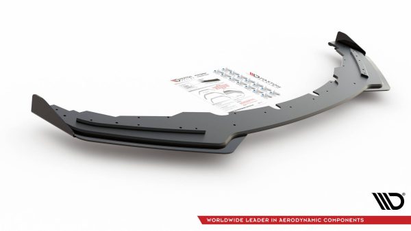 BMW M135i F20 - Lâmina frontal STREET PRO + Splitters | BM1F20MCNC-FD1BRB+FSF1G | Produto Maxton Design distribuído por Unicartuning.