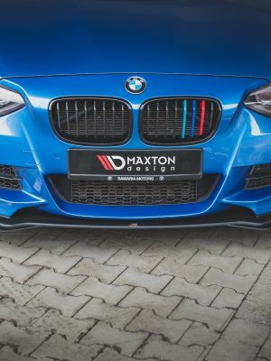 BMW M135i F20 - Lâmina frontal STREET PRO + Splitters | BM1F20MCNC-FD1BRB+FSF1G | Produto Maxton Design distribuído por Unicartuning.