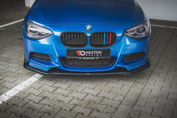 BMW M135i F20 - Lâmina frontal STREET PRO + Splitters | BM1F20MCNC-FD1BRB+FSF1G | Produto Maxton Design distribuído por Unicartuning.