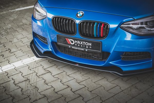 BMW M135i F20 - Lâmina frontal STREET PRO + Splitters | BM1F20MCNC-FD1BRB+FSF1G | Produto Maxton Design distribuído por Unicartuning.
