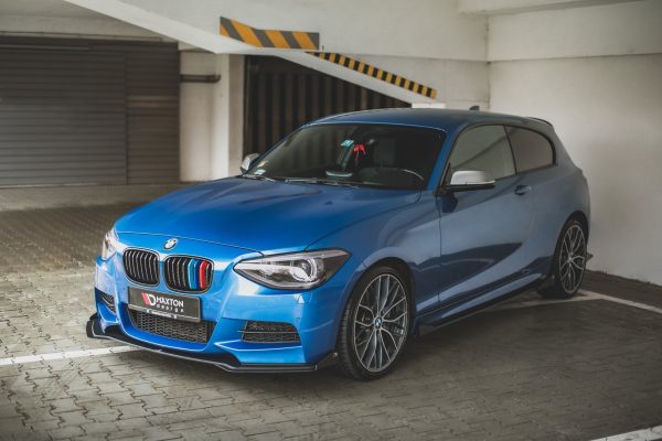 BMW M135i F20 - Lâmina frontal STREET PRO + Splitters | BM1F20MCNC-FD1BRB+FSF1G | Produto Maxton Design distribuído por Unicartuning.