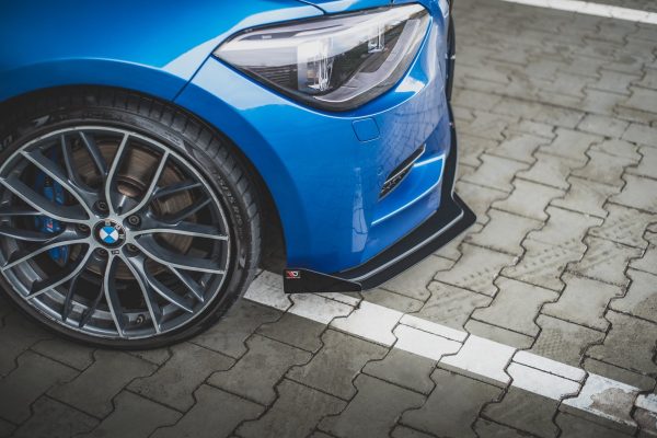 BMW M135i F20 - Lâmina frontal STREET PRO + Splitters | BM1F20MCNC-FD1BRB+FSF1G | Produto Maxton Design distribuído por Unicartuning.