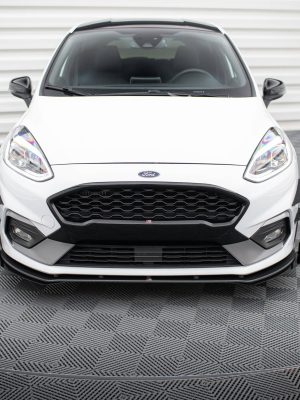 Ford Fiesta Mk8 ST / ST-line - Lâmina frontal STREET PRO + Splitters | FOFI8STCNC-FD1B+FSF1G | Produto Maxton Design distribuído por Unicartuning.