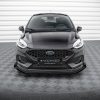Ford Fiesta ST Mk8 (facelift) - Lâmina frontal STREET PRO + Splitters | FOFI8FSTCNC-FD1B+FSF1G | Produto Maxton Design distribuído por Unicartuning.