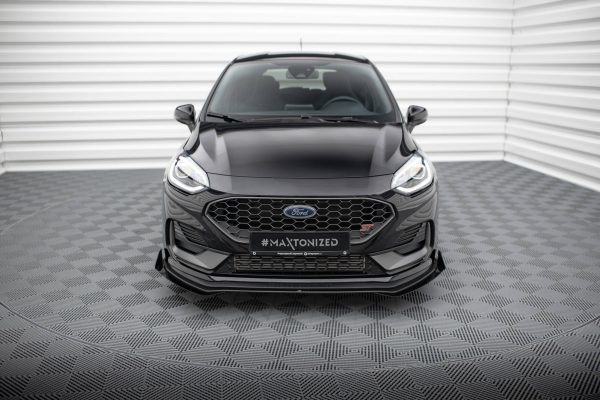 Ford Fiesta ST Mk8 (facelift) - Lâmina frontal STREET PRO + Splitters | FOFI8FSTCNC-FD1BRB+FSF1G | Produto Maxton Design distribuído por Unicartuning. Ford Fiesta ST Mk8 (facelift) - Lâmina frontal STREET PRO + Splitters | FOFI8FSTCNC-FD1BRB+FSF1G | Produto Maxton Design distribuído por Unicartuning.