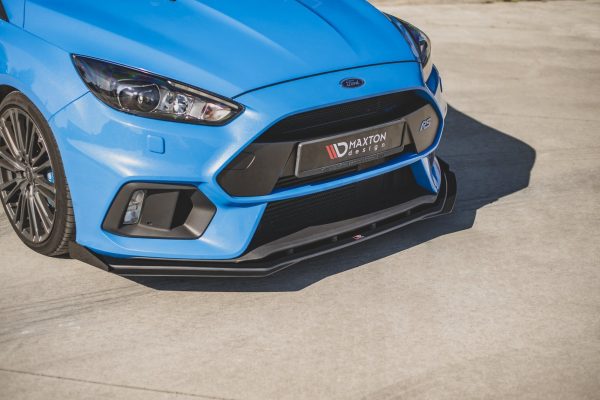 Ford Focus RS Mk3 - Lâmina frontal STREET PRO + Splitters | FOFO3RSCNC-FD1BRB+FSF1G | Produto Maxton Design distribuído por Unicartuning. Ford Focus RS Mk3 - Lâmina frontal STREET PRO + Splitters | FOFO3RSCNC-FD1BRB+FSF1G | Produto Maxton Design distribuído por Unicartuning.