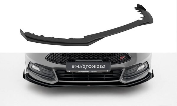 Ford Focus ST Mk3 (facelift) - Lâmina frontal STREET PRO + Splitters | FOFO3FSTCNC-FD4B+FSF1G | Produto Maxton Design distribuído por Unicartuning. Ford Focus ST Mk3 (facelift) - Lâmina frontal STREET PRO + Splitters | FOFO3FSTCNC-FD4B+FSF1G | Produto Maxton Design distribuído por Unicartuning.