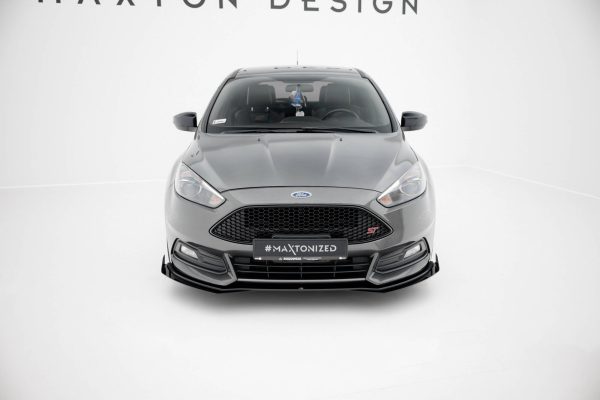 Ford Focus ST Mk3 (facelift) - Lâmina frontal STREET PRO + Splitters | FOFO3FSTCNC-FD4B+FSF1G | Produto Maxton Design distribuído por Unicartuning. Ford Focus ST Mk3 (facelift) - Lâmina frontal STREET PRO + Splitters | FOFO3FSTCNC-FD4B+FSF1G | Produto Maxton Design distribuído por Unicartuning.