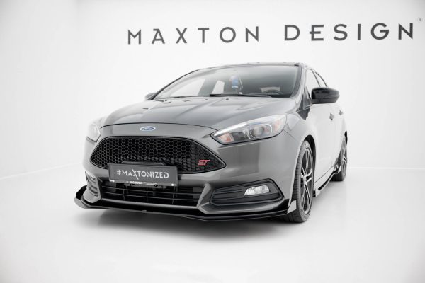 Ford Focus ST Mk3 (facelift) - Lâmina frontal STREET PRO + Splitters | FOFO3FSTCNC-FD4B+FSF1G | Produto Maxton Design distribuído por Unicartuning. Ford Focus ST Mk3 (facelift) - Lâmina frontal STREET PRO + Splitters | FOFO3FSTCNC-FD4B+FSF1G | Produto Maxton Design distribuído por Unicartuning.
