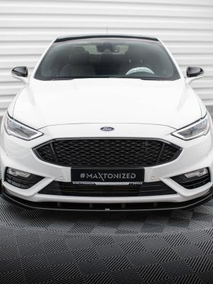 Ford Mondeo Sport Mk5 (facelift) / Fusion Sport Mk2 (facelift) - Lâmina frontal STREET PRO + Splitters | FOMO5FSPORTCNC-FD1BRB+FSF1G | Produto Maxton Design distribuído por Unicartuning.