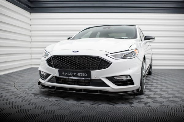 Ford Mondeo Sport Mk5 (facelift) / Fusion Sport Mk2 (facelift) - Lâmina frontal STREET PRO + Splitters | FOMO5FSPORTCNC-FD1BRB+FSF1G | Produto Maxton Design distribuído por Unicartuning. Ford Mondeo Sport Mk5 (facelift) / Fusion Sport Mk2 (facelift) - Lâmina frontal STREET PRO + Splitters | FOMO5FSPORTCNC-FD1BRB+FSF1G | Produto Maxton Design distribuído por Unicartuning.