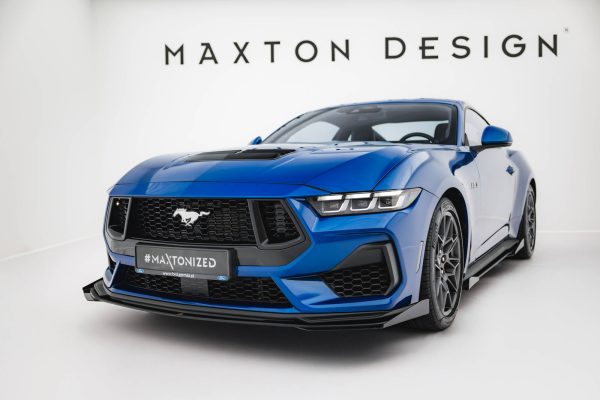 Ford Mustang GT Mk7 - Lâmina frontal STREET PRO + Splitters | FOMU7GTCNC-FD1BRB+FSF1G | Produto Maxton Design distribuído por Unicartuning. Ford Mustang GT Mk7 - Lâmina frontal STREET PRO + Splitters | FOMU7GTCNC-FD1BRB+FSF1G | Produto Maxton Design distribuído por Unicartuning.