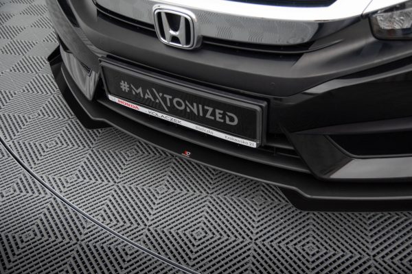 Honda Civic Mk10 - Lâmina frontal STREET PRO + Splitters | HOCI10CNC-FD1BRB+FSF1G | Produto Maxton Design distribuído por Unicartuning. Honda Civic Mk10 - Lâmina frontal STREET PRO + Splitters | HOCI10CNC-FD1BRB+FSF1G | Produto Maxton Design distribuído por Unicartuning.