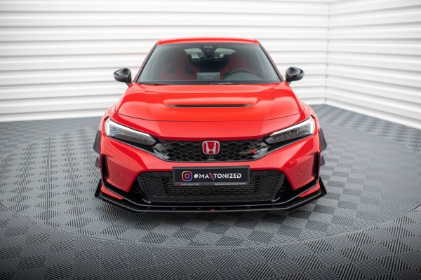 Honda Civic Type-R Mk 11 - Lâmina frontal STREET PRO + Splitters | HOCI11TYPERCNC-FD1B+FSF1G | Produto Maxton Design distribuído por Unicartuning. Honda Civic Type-R Mk 11 - Lâmina frontal STREET PRO + Splitters | HOCI11TYPERCNC-FD1B+FSF1G | Produto Maxton Design distribuído por Unicartuning.