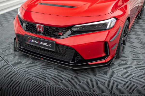 Honda Civic Type-R Mk 11 - Lâmina frontal STREET PRO + Splitters | HOCI11TYPERCNC-FD1B+FSF1G | Produto Maxton Design distribuído por Unicartuning. Honda Civic Type-R Mk 11 - Lâmina frontal STREET PRO + Splitters | HOCI11TYPERCNC-FD1B+FSF1G | Produto Maxton Design distribuído por Unicartuning.