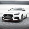 Hyundai I30 N Mk3 Hatchback / Fastback - Lâmina frontal STREET PRO + Splitters | HYI303NCNC-FD2B+FSF1G | Produto Maxton Design distribuído por Unicartuning.