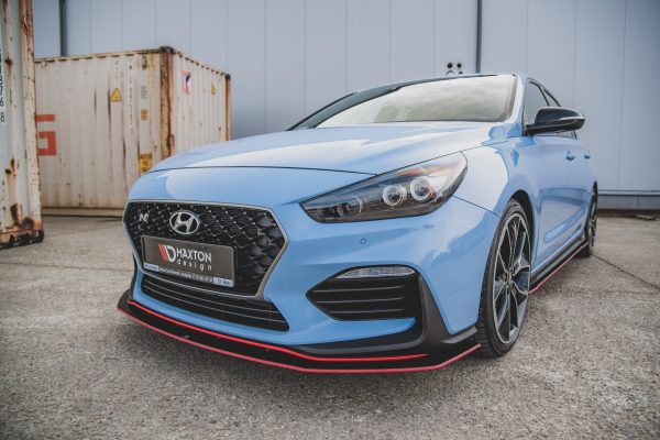 Hyundai I30 N Mk3 Hatchback / Fastback - Lâmina frontal STREET PRO + Splitters | HYI303NCNC-FD2BRB+FSF1G | Produto Maxton Design distribuído por Unicartuning. Hyundai I30 N Mk3 Hatchback / Fastback - Lâmina frontal STREET PRO + Splitters | HYI303NCNC-FD2BRB+FSF1G | Produto Maxton Design distribuído por Unicartuning.