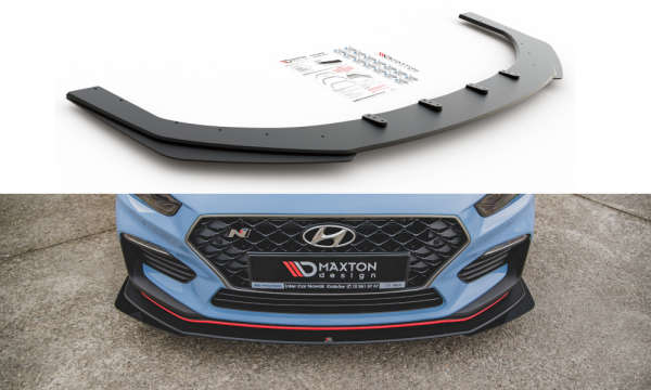 Hyundai I30 N Mk3 Hatchback / Fastback - Lâmina frontal STREET PRO + Splitters | HYI303NCNC-FD2BRB+FSF1G | Produto Maxton Design distribuído por Unicartuning. Hyundai I30 N Mk3 Hatchback / Fastback - Lâmina frontal STREET PRO + Splitters | HYI303NCNC-FD2BRB+FSF1G | Produto Maxton Design distribuído por Unicartuning.