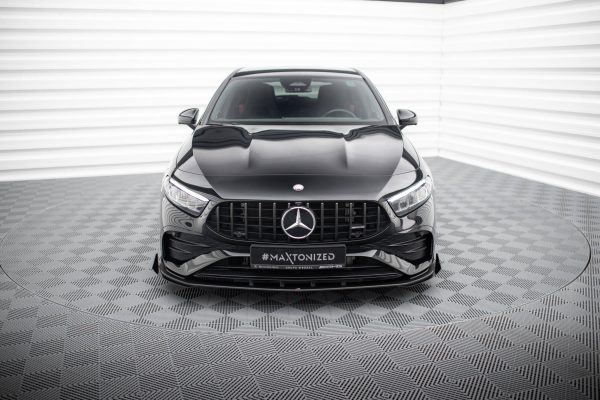 Mercedes-AMG A35 W177 (facelift) - Lâmina frontal STREET PRO + Splitters | MEA177F35CNC-FD1BRB+FSF1G | Produto Maxton Design distribuído por Unicartuning. Mercedes-AMG A35 W177 (facelift) - Lâmina frontal STREET PRO + Splitters | MEA177F35CNC-FD1BRB+FSF1G | Produto Maxton Design distribuído por Unicartuning.