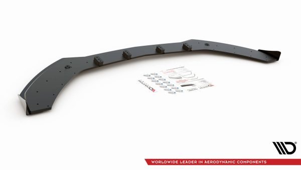 Mercedes-AMG C43 Coupé C205 - Lâmina frontal STREET PRO + Splitters | MEC20543AMGCNC-FD1B+FSF1G | Produto Maxton Design distribuído por Unicartuning.