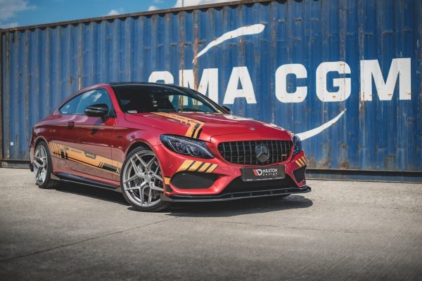 Mercedes-AMG C43 Coupé C205 - Lâmina frontal STREET PRO + Splitters | MEC20543AMGCNC-FD1BRB+FSF1G | Produto Maxton Design distribuído por Unicartuning. Mercedes-AMG C43 Coupé C205 - Lâmina frontal STREET PRO + Splitters | MEC20543AMGCNC-FD1BRB+FSF1G | Produto Maxton Design distribuído por Unicartuning.