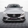 Mercedes-AMG C43 Coupé / Cabrio C205 (facelift) / A205 (facelift) - Lâmina frontal STREET PRO + Splitters | MEC205F43CCNC-FD1BRB+FSF1G | Produto Maxton Design distribuído por Unicartuning.