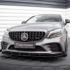 Mercedes-AMG C43 Coupé / Cabrio C205 (facelift) / A205 (facelift) - Lâmina frontal STREET PRO + Splitters | MEC205F43CCNC-FD1BRB+FSF1G | Produto Maxton Design distribuído por Unicartuning.