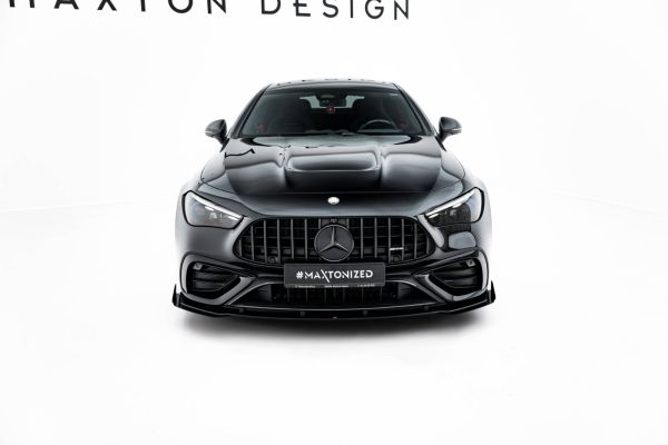 Mercedes-AMG CLE 53 C236 - Lâmina frontal STREET PRO + Splitters | MECLE23653AMGCNC-FD1B+FSF1G | Produto Maxton Design distribuído por Unicartuning.