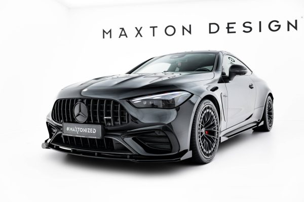 Mercedes-AMG CLE 53 C236 - Lâmina frontal STREET PRO + Splitters | MECLE23653AMGCNC-FD1B+FSF1G | Produto Maxton Design distribuído por Unicartuning.