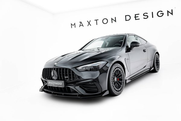 Mercedes-AMG CLE 53 C236 - Lâmina frontal STREET PRO + Splitters | MECLE23653AMGCNC-FD1B+FSF1G | Produto Maxton Design distribuído por Unicartuning.