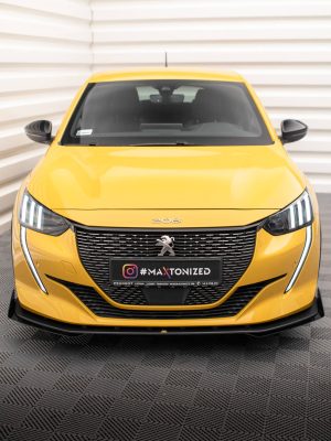 Peugeot 208 GT Mk2 - Lâmina frontal STREET PRO + Splitters | PE2082GTCNC-FD1B+FSF1G | Produto Maxton Design distribuído por Unicartuning.
