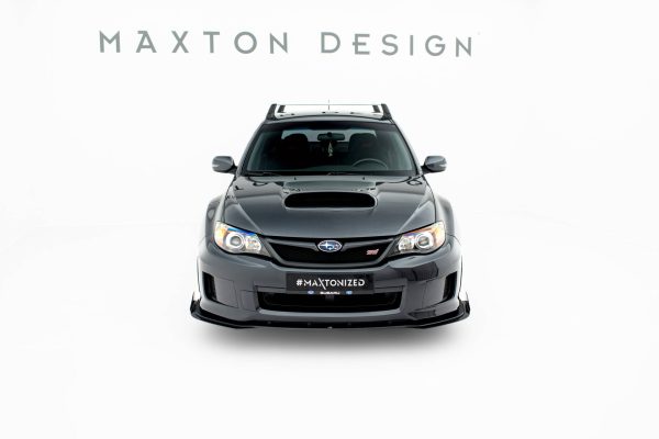 Subaru Impreza WRX STI Mk3 (facelift) - Lâmina frontal STREET PRO + Splitters | SUIM3FWRXSTICNC-FD1B+FSF1G | Produto Maxton Design distribuído por Unicartuning.