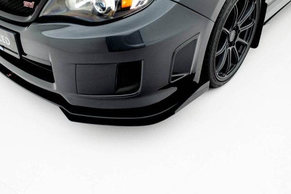 Subaru Impreza WRX STI Mk3 (facelift) - Lâmina frontal STREET PRO + Splitters | SUIM3FWRXSTICNC-FD1B+FSF1G | Produto Maxton Design distribuído por Unicartuning.